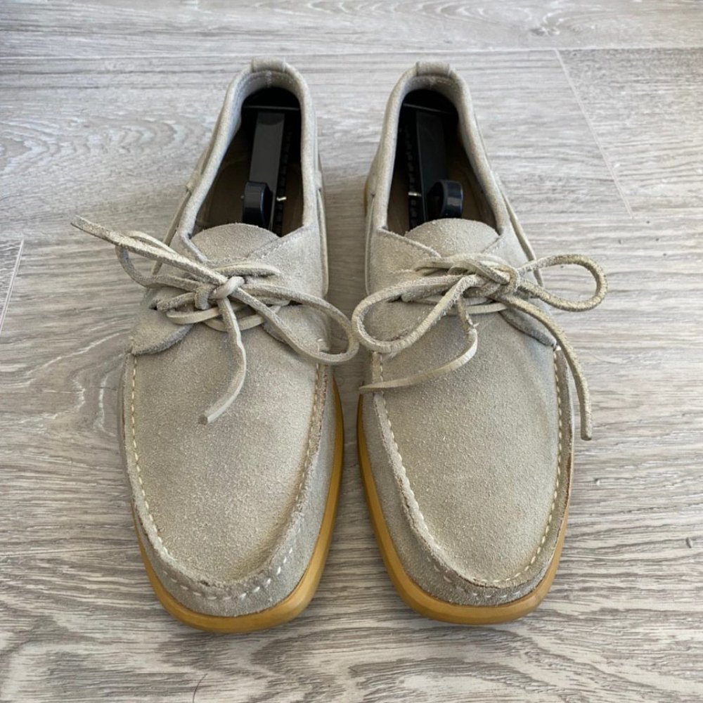 suede men's yacht and boat shoes